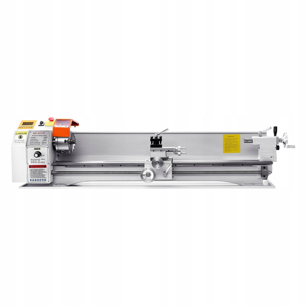 VEVOR TOKARKA DO METALU 220X1000 MM AUTOMATYCZNY POSUW 1250W BEZSZCZOTKOWY