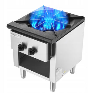 VEVOR PROFESJONALNA KUCHENKA GAZOWA Z SZAFKĄ 1 PALNIK 26KW NA GAZ