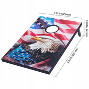 ZESTAW DO GRY W CORNHOLE VEVOR 920X600X241 MM MDF WOOD PRZENOŚNY PREMIUM