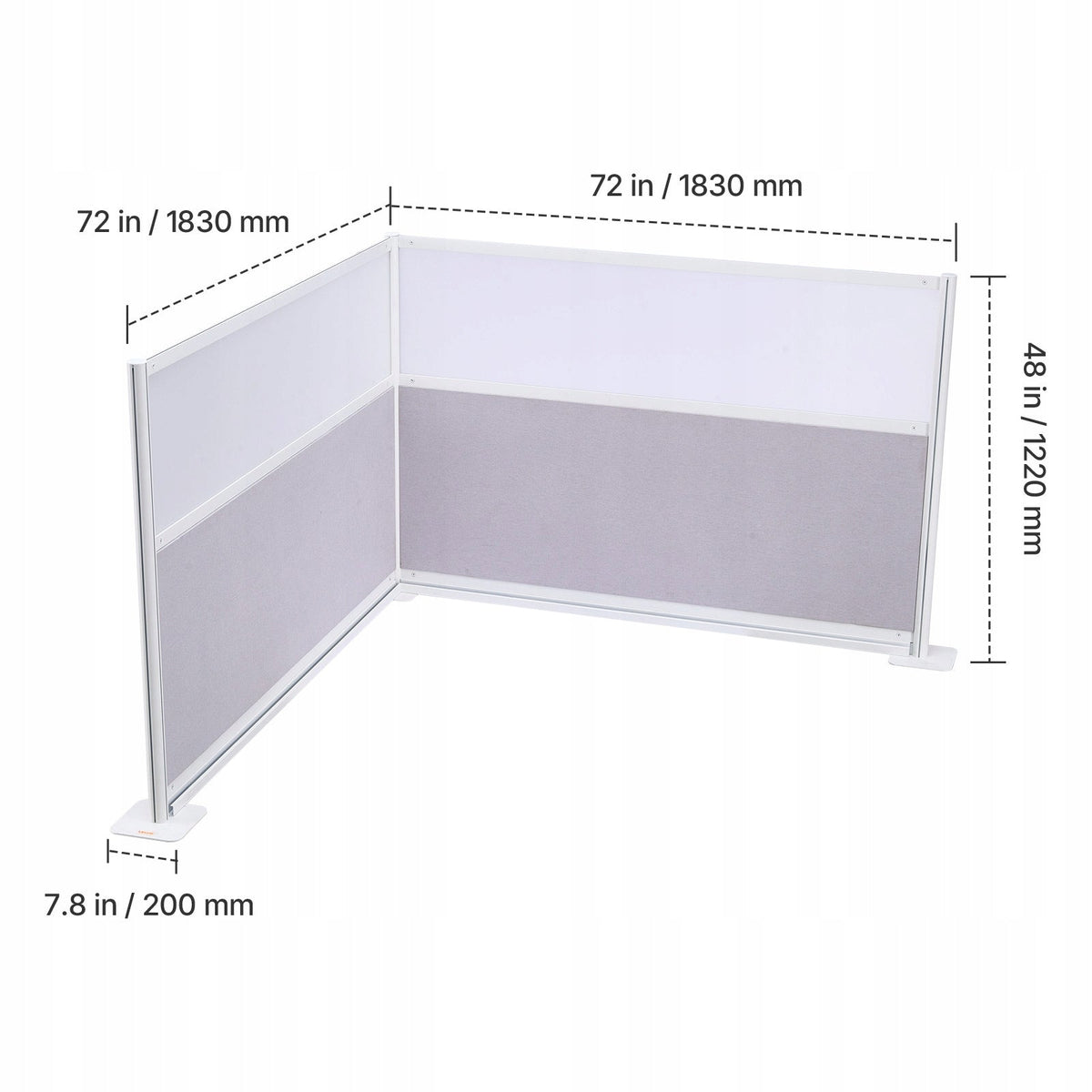 EKRANY DZIAŁOWE VEVOR 2 SZT 72X48 PRYWATNOŚĆ MATOWE OKNA ALUMINIUM PET