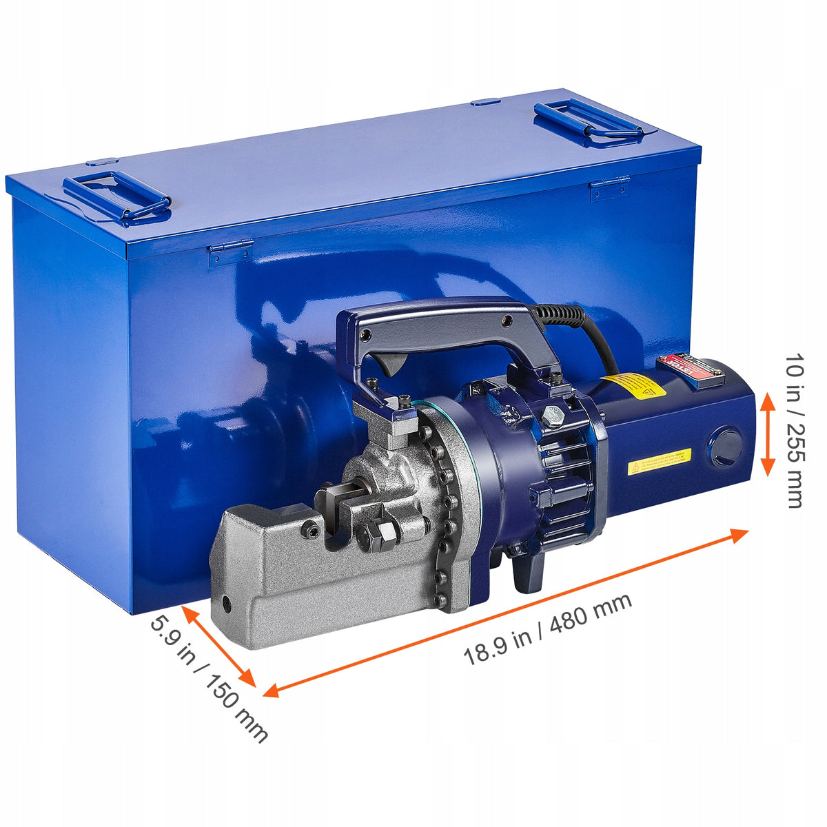ELEKTRYCZNO-HYDRAULICZNA PRZECINARKA DO PRĘTÓW VEVOR 1700W CIĘCIE 5-25MM