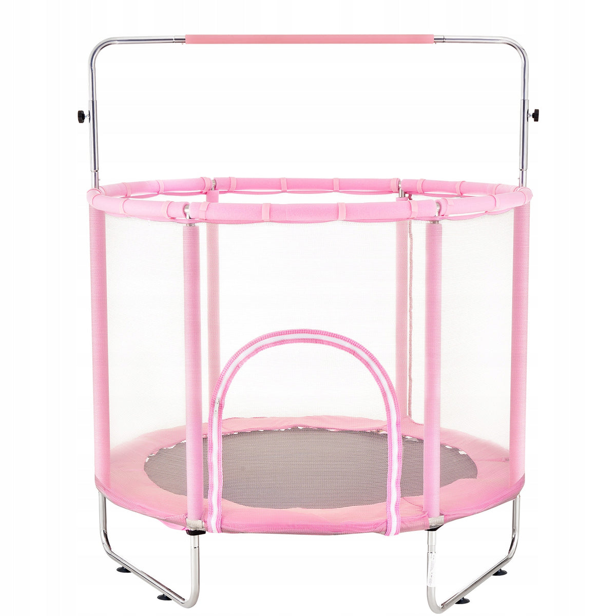 VEVOR TRAMPOLINA DZIECIĘCA MINI 147 CM Z SIATKĄ I KOSZYKÓWKĄ REGULOWANA