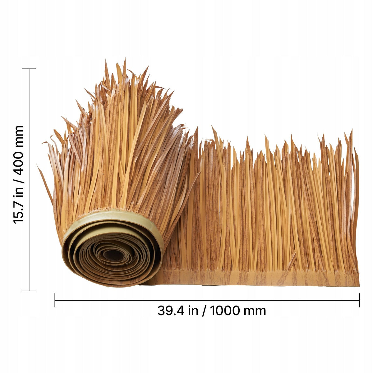 VEVOR SZTUCZNA STRZECHA 40X100 CM STYL MEKSYKAŃSKI ROLKA STRZECHY PE