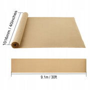 VEVOR TKANINA JUTOWA ROLKA 40X915CM NATURALNA 50X50 MOCNA SOLIDNA