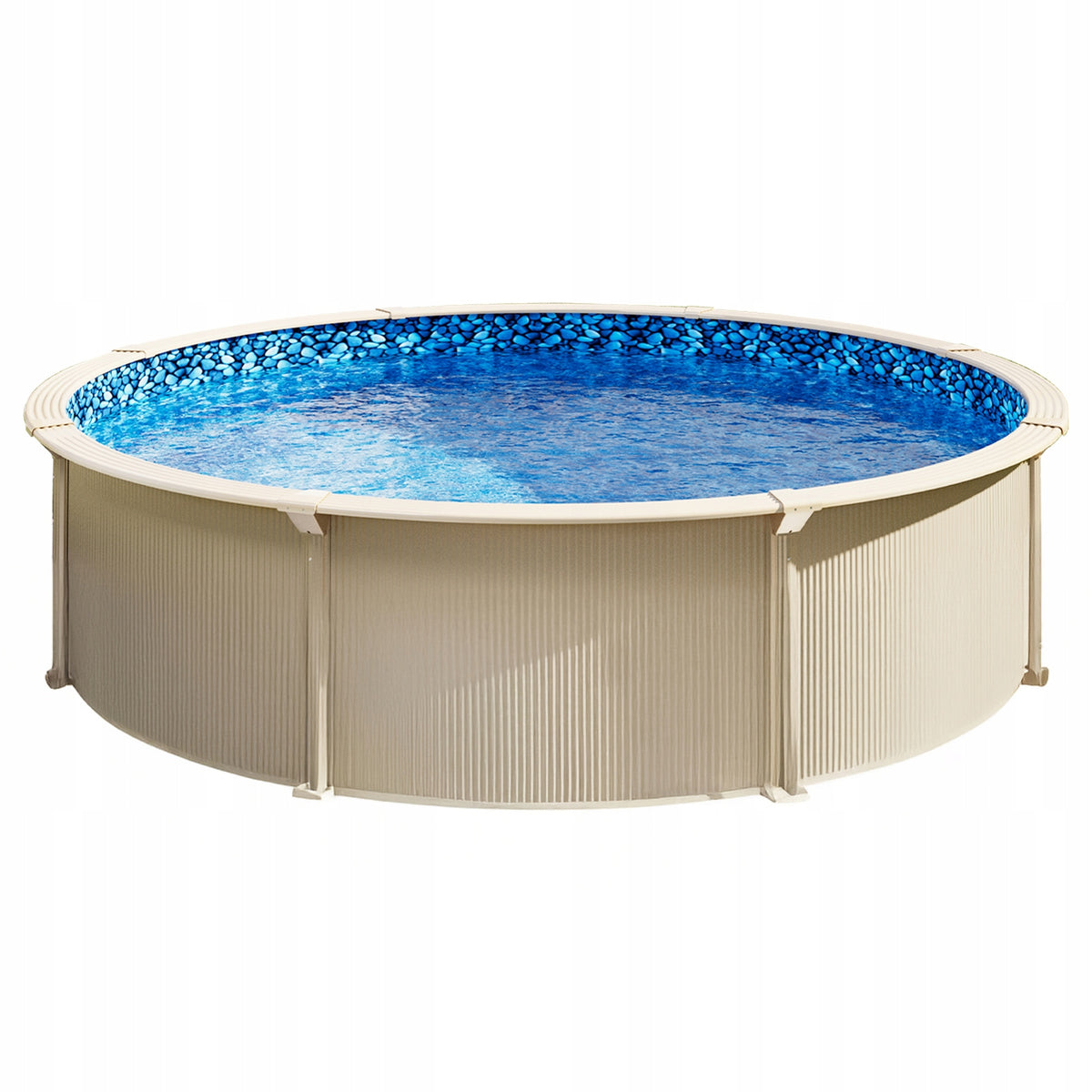 OKRĄGŁA WYKŁADZINA BASENOWA VEVOR 244X147 CM PREMIUM WINYL ODPORNA NA