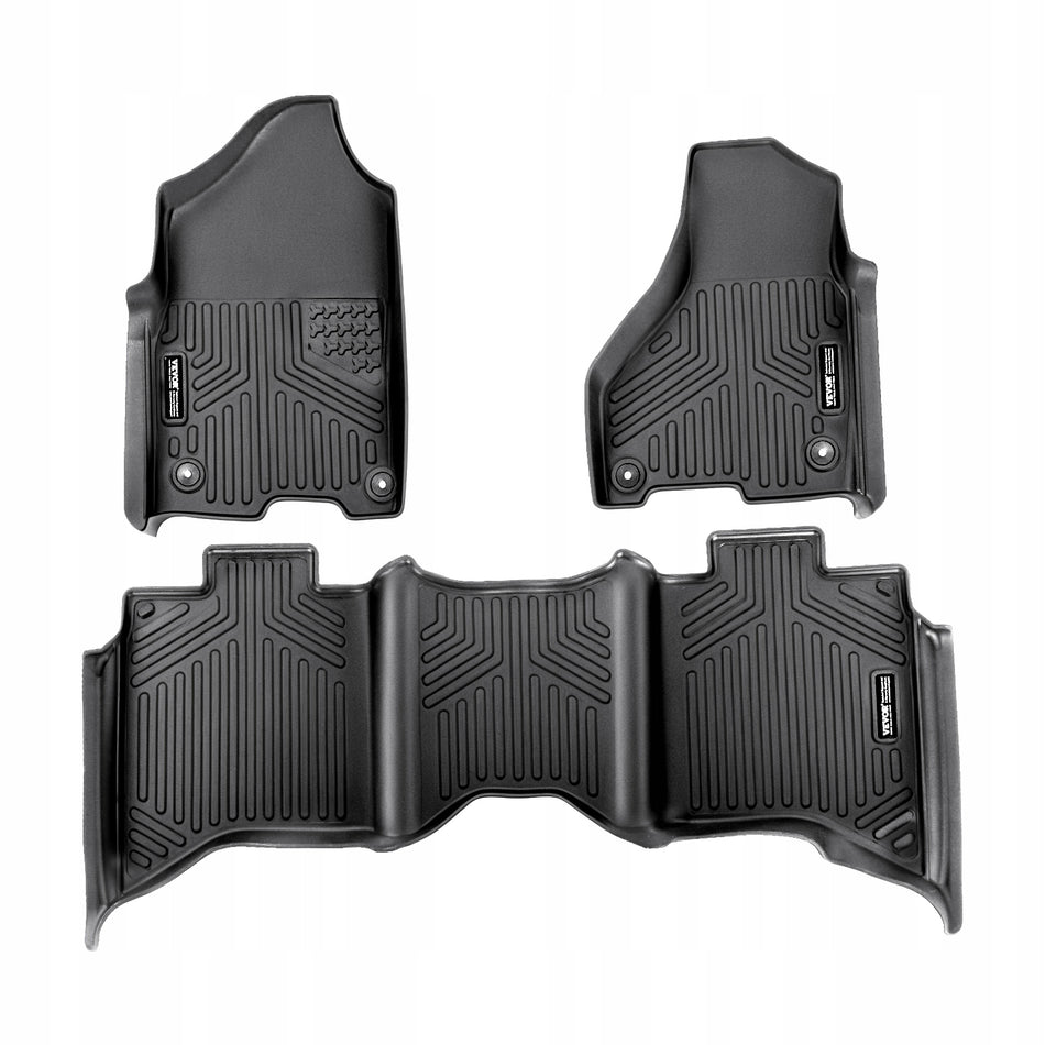 DYWANIKI SAMOCHODOWE VEVOR DO DODGE RAM 1500 2500 3500 3-CZĘŚCIOWY ZESTAW