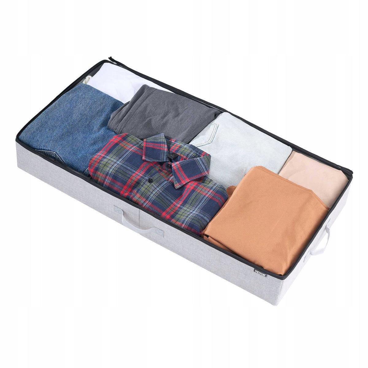 VEVOR TORBA DO PRZECHOWYWANIA POD ŁÓŻKIEM 2 SZT 85X43X12 CM MOCNA DUŻA