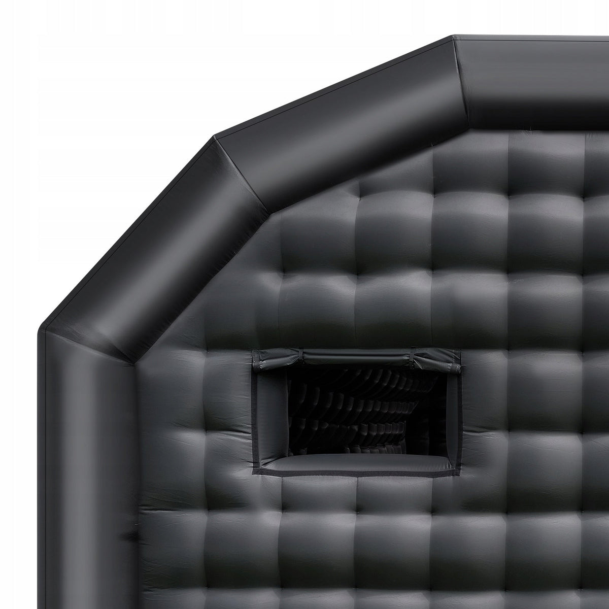 NADMUCHIWANY NAMIOT IMPREZOWY VEVOR 9X6X4M CZARNY 1100W DUŻY I TRWAŁY