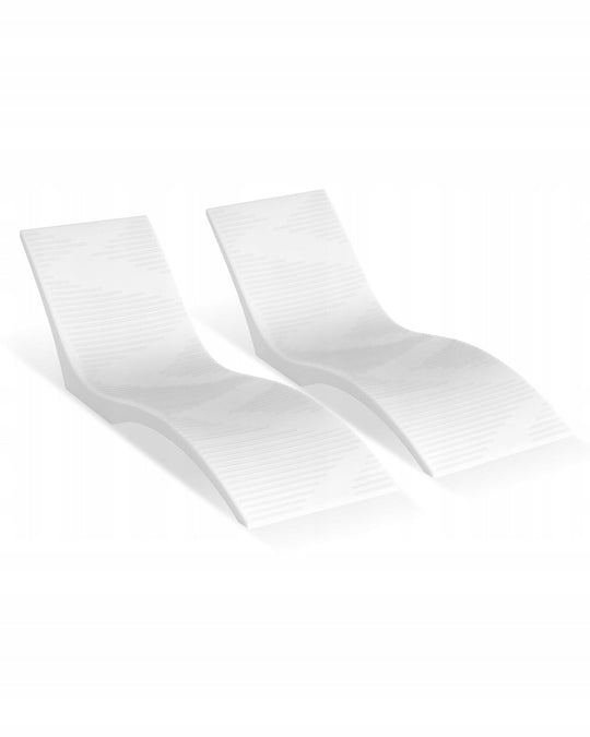 ZESTAW LEŻANEK BASENOWYCH VEVOR 2 CZĘŚCI LEŻAK DO BASENU ERGONOMICZNY MOCNY