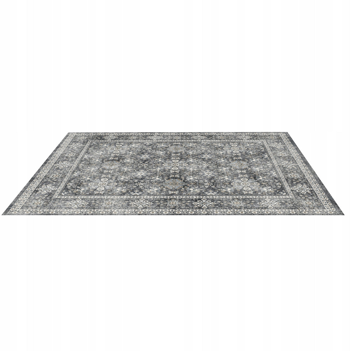 DYWAN VEVOR 2439X3048 MM KRÓTKIE WŁOSIE ZMYWALNY ANTYPOŚLIZGOWY SZARY