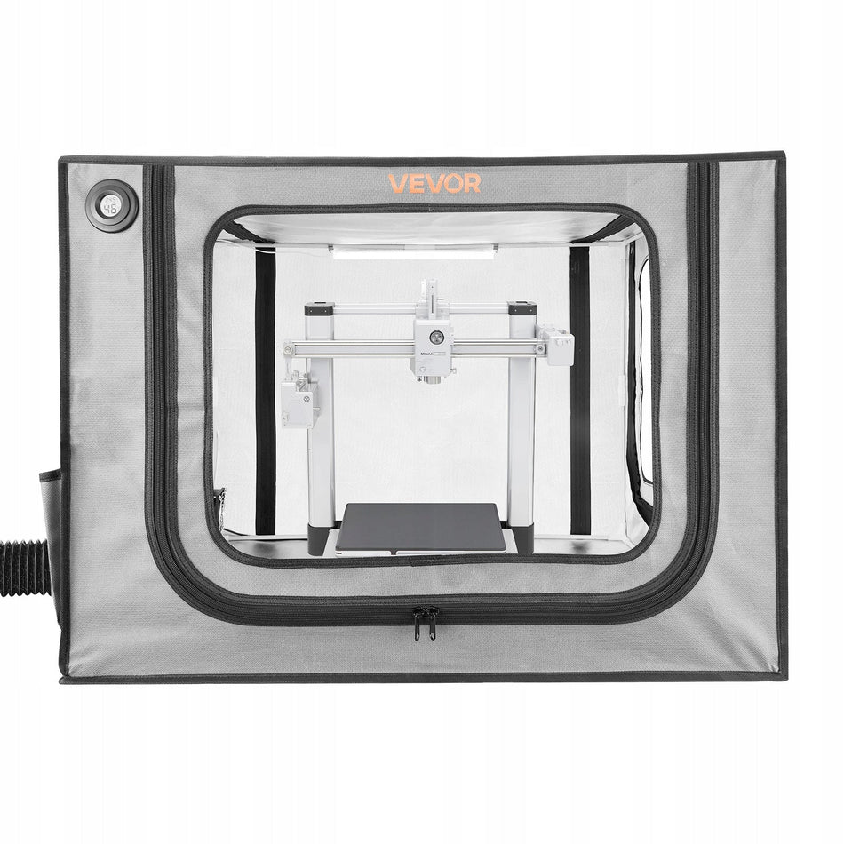 PROFESJONALNA OBUDOWA DRUKARKI 3D VEVOR 80X58X58 CM PYŁOSZCZELNA LED
