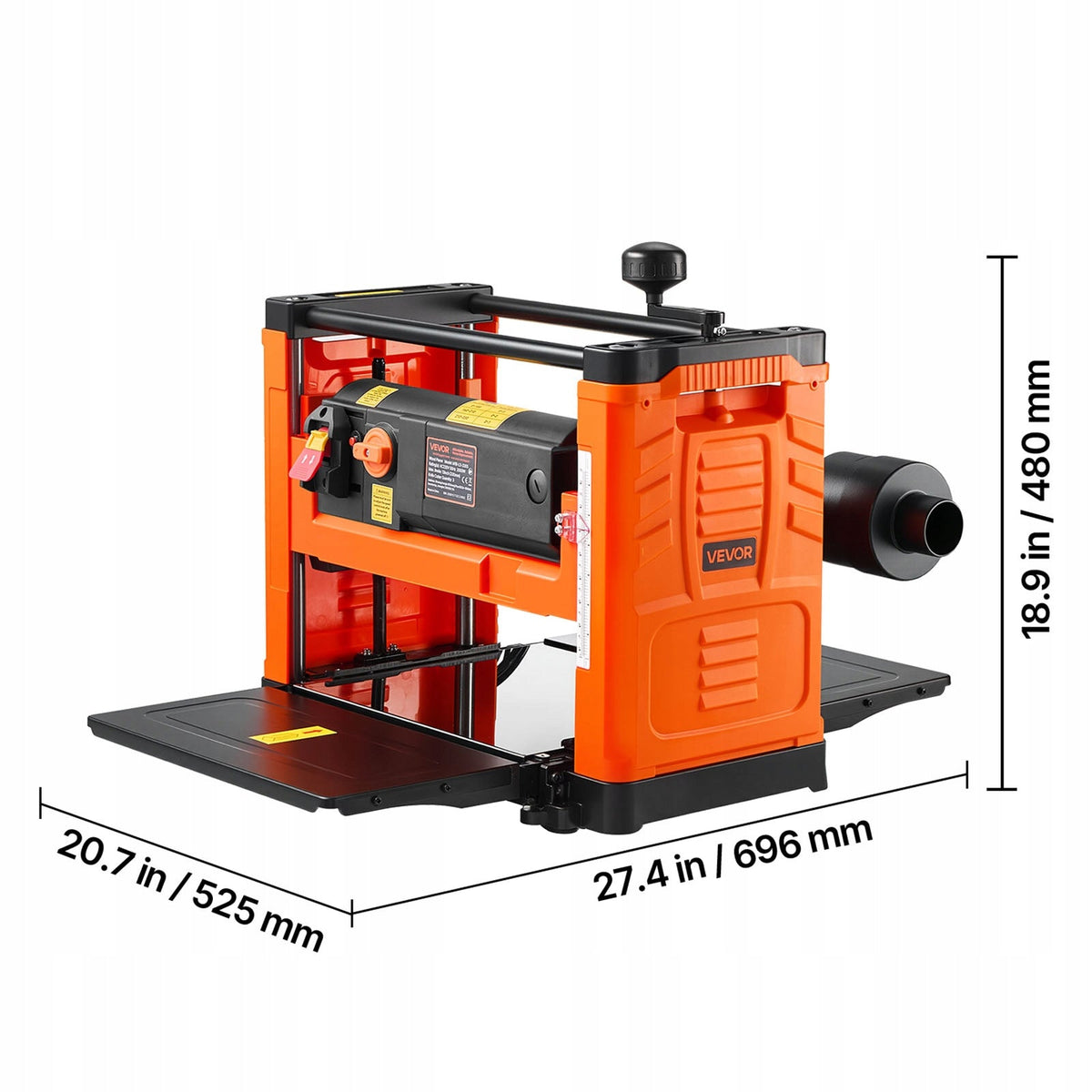 VEVOR STRUGARKA GRUBOŚCIOWA 2000W 2 PRĘDKOŚCI 330MM PROFESJONALNA MOCNA