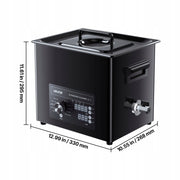 VEVOR ULTRASONIC CLEANER 10L PROFESJONALNA MYJKA ULTRADŹWIĘKOWA STAL