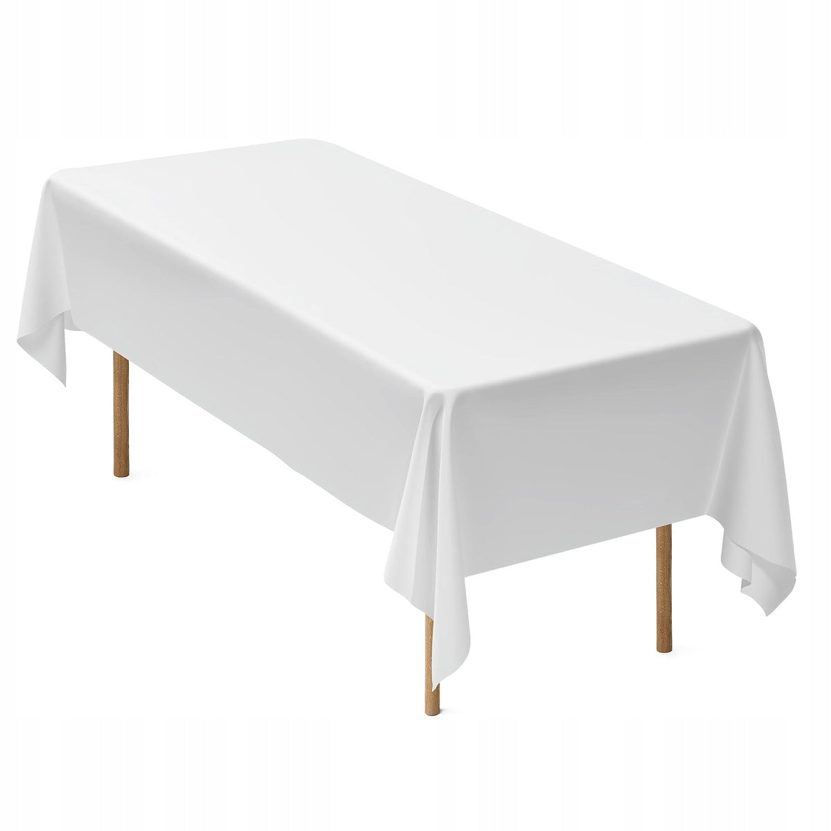 VEVOR ZESTAW 10 OBRUSÓW POLIESTROWYCH 1524X2591 MM BIAŁY WIELOKROTNEGO