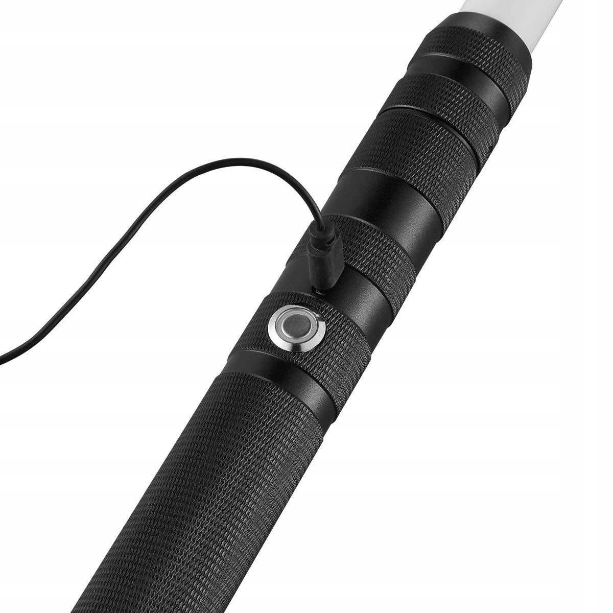 MIECZ ŚWIETLNY VEVOR 78CM RGB 14 KOLORÓW EFEKTY DŹWIĘKOWE ALUMINIUM