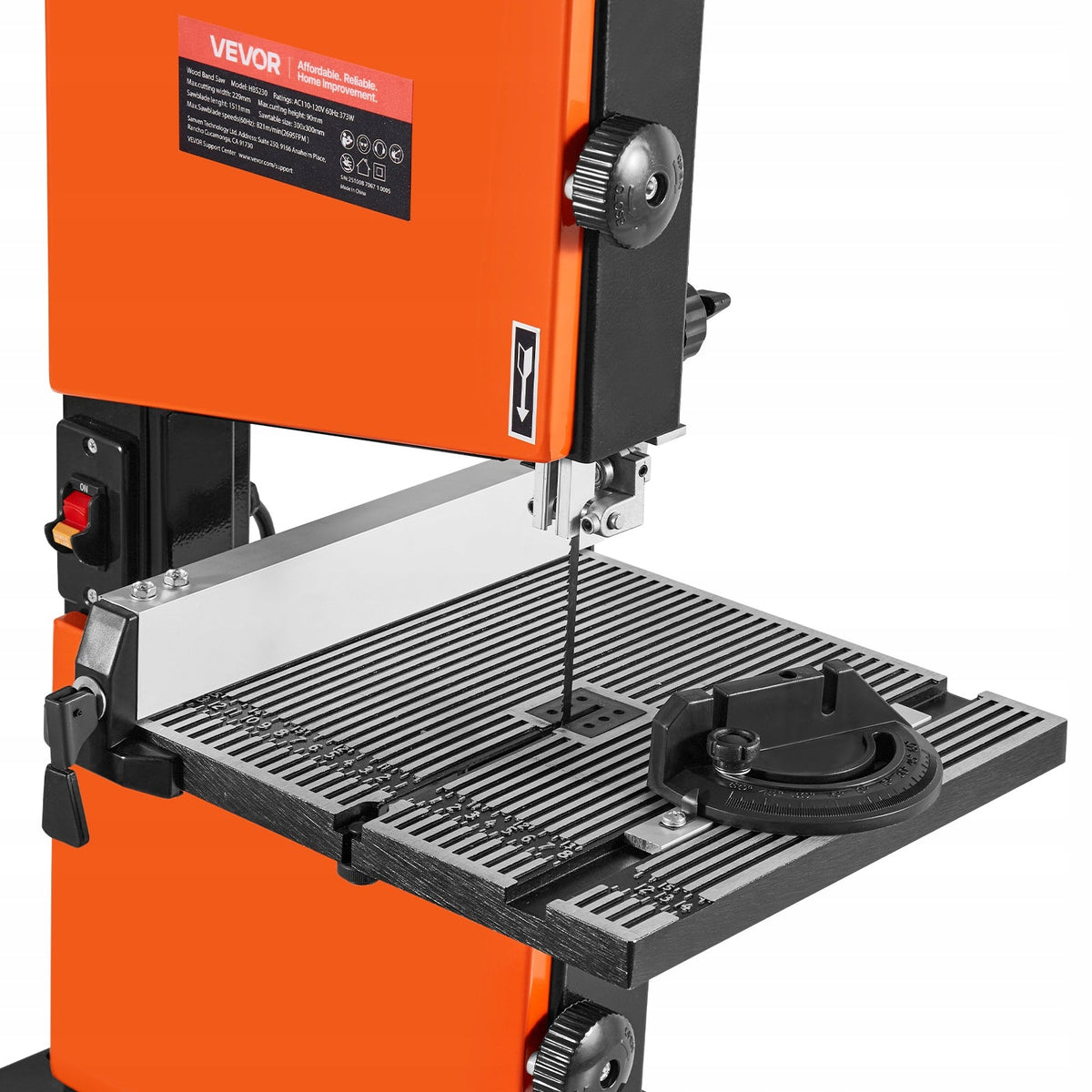 VEVOR PIŁA TAŚMOWA STOŁOWA 229 MM 373W MOCNA PRECYZYJNA DO DREWNA