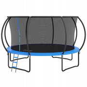 TRAMPOLINA OGRODOWA VEVOR 14FT Z SIATKĄ I DRABINKĄ 96 CM MOCNA I STABILNA