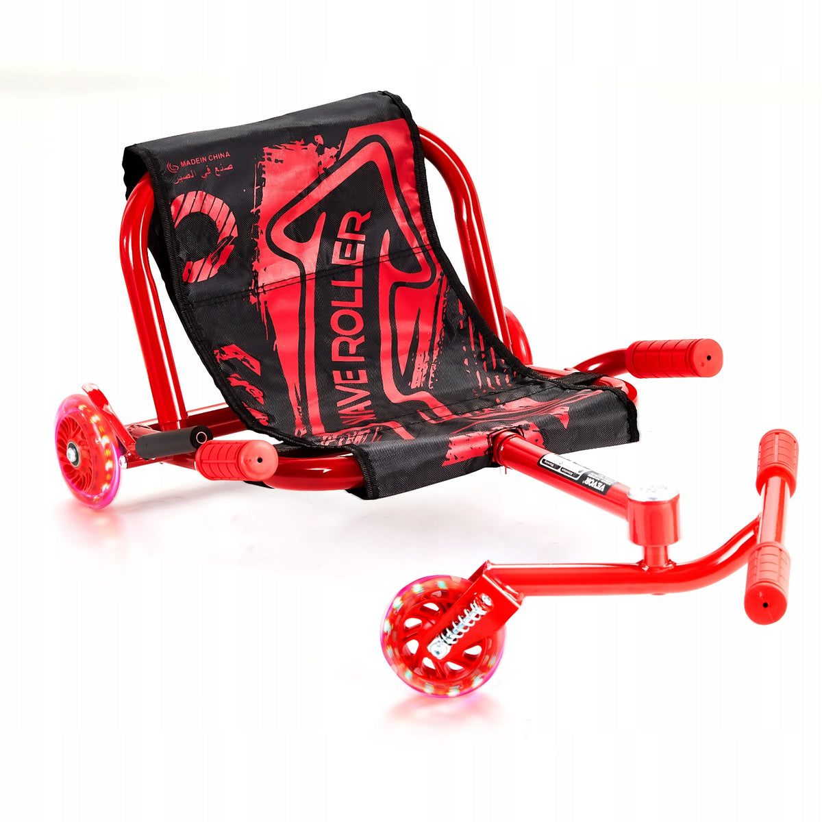 VEVOR DRIFTER TRIKE HULAJNOGA TRÓJKOŁOWA 60 KG REGULOWANA MOCNA CZERWONA