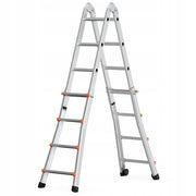 PROFESJONALNA DRABINA TELESKOPOWA VEVOR A-FRAME 4.5M ALUMINIOWA MOCNA