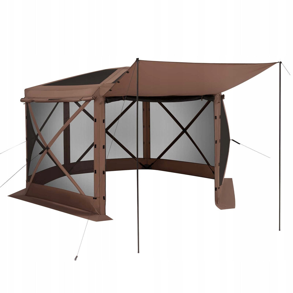 PAWILON VEVOR 3 6X3 6M NAMIOT KEMPINGOWY 6 ŚCIANEK ZDEJMOWANY SOLIDNY