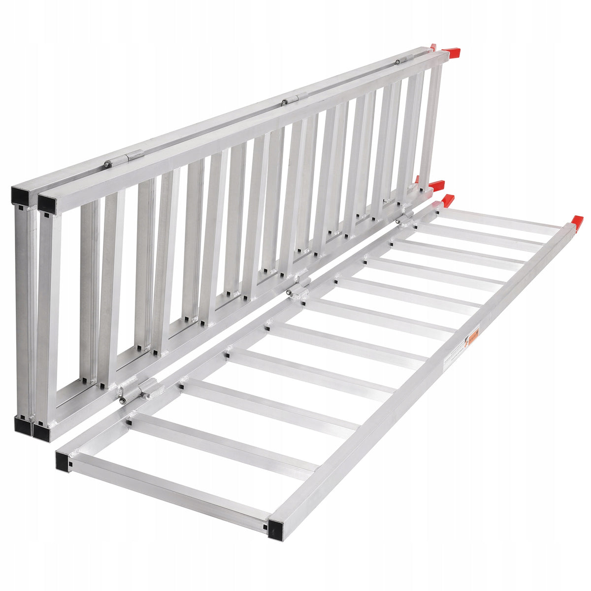 RAMPY ALUMINIOWE VEVOR POTRÓJNIE SKŁADANA RAMPA 1500LBS Z PASAMI