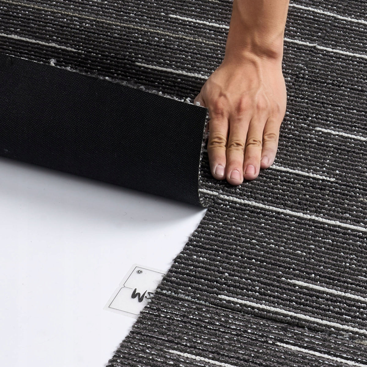 PŁYTKI DYWANOWE VEVOR 609X609X6 MM 24 SZT SZARE MODUŁOWE WYKŁADZINA PREMIUM