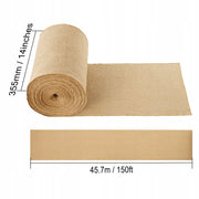 VEVOR TKANINA JUTOWA ROLKA 14X4570CM NATURALNA MOCNA WYSOKA GĘSTOŚĆ PREMIUM