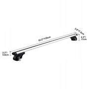 VEVOR UNIWERSALNY ALUMINIOWY BAGAŻNIK DACHOWY 135CM NOŚNOŚĆ 90KG ZAMEK