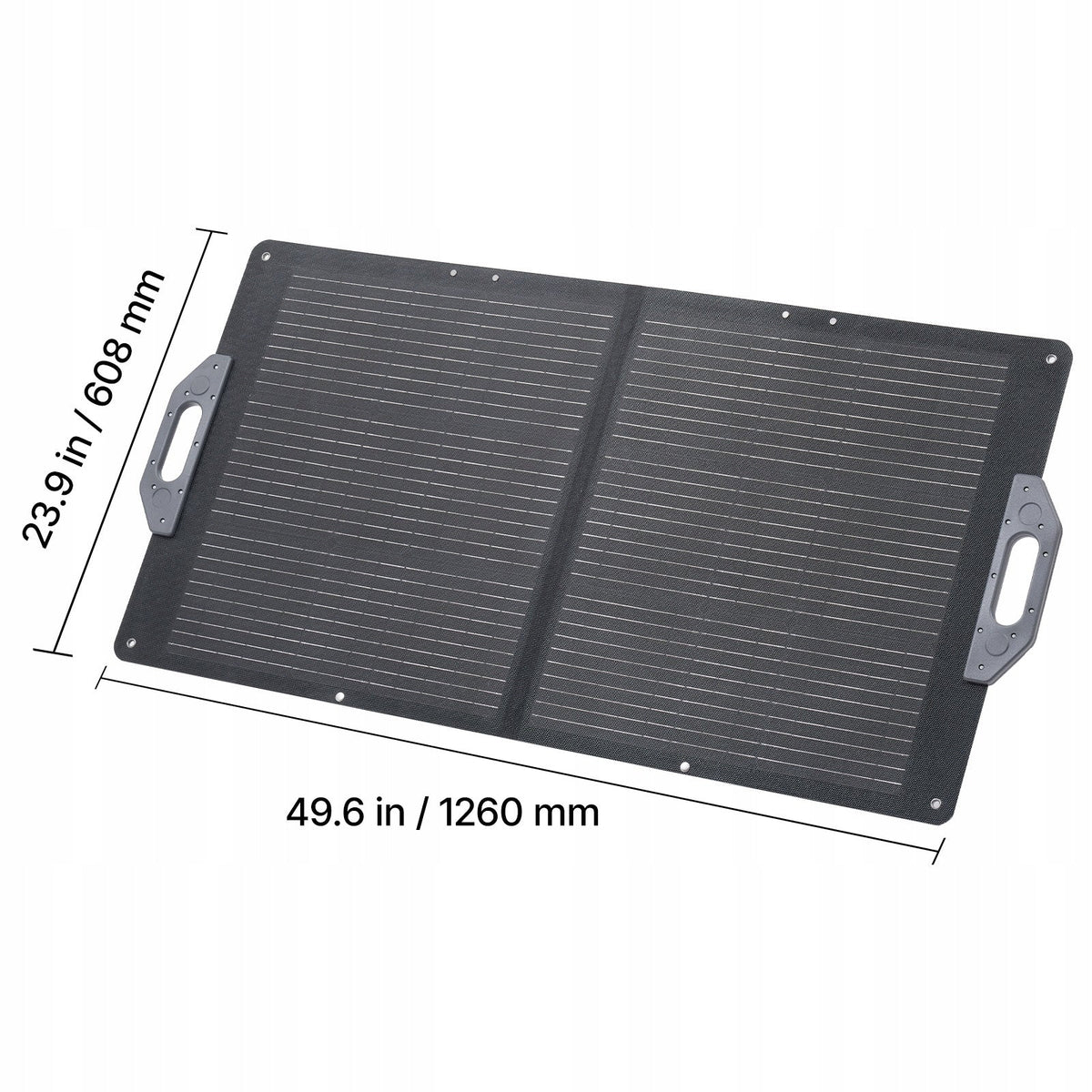 VEVOR SKŁADANY PANEL SŁONECZNY 100W MONOKRYSTALICZNY PRZENOŚNY IP65