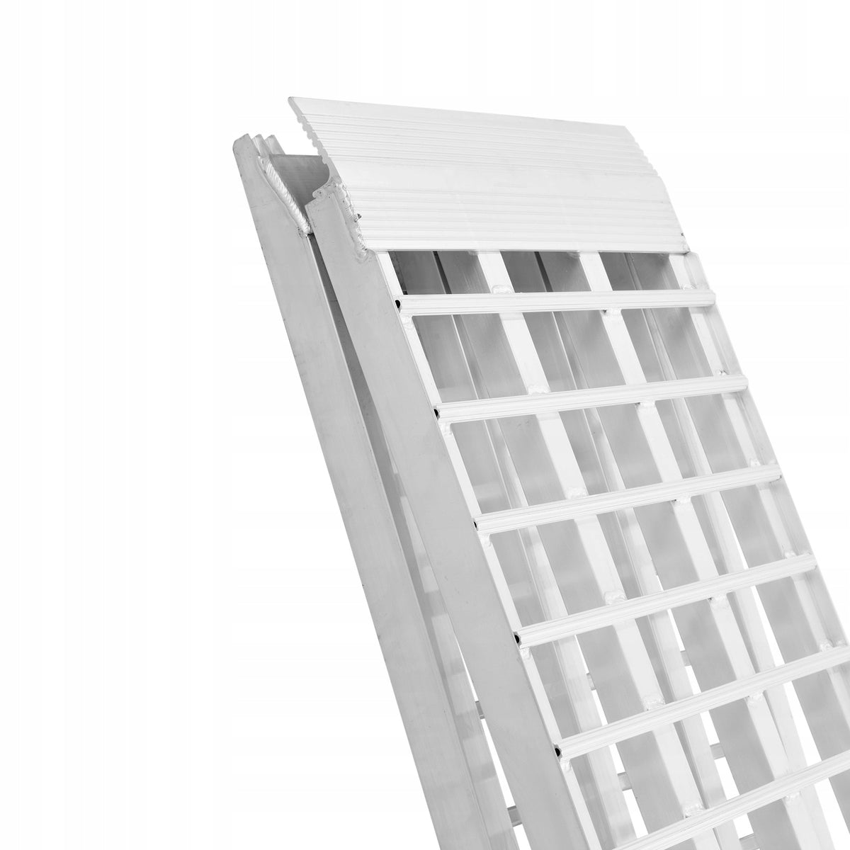 RAMPA ALUMINIOWA VEVOR 2-CZĘŚCIOWA MOCNA NOŚNOŚĆ 907 KG SKŁADANA Z PASKAMI