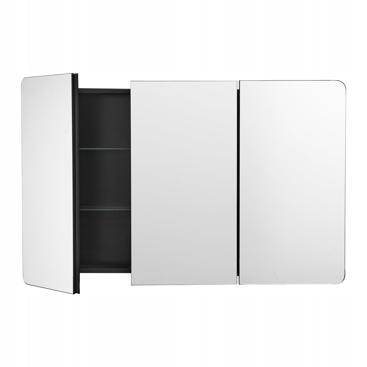 PROFESJONALNA SZAFKA NA LEKI Z LUSTREM VEVOR 1017X135X647 MM 3 DRZWI