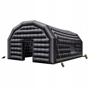 NADMUCHIWANY NAMIOT IMPREZOWY VEVOR 8X6X4M CZARNY Z DMUCHAWĄ 1100W PREMIUM