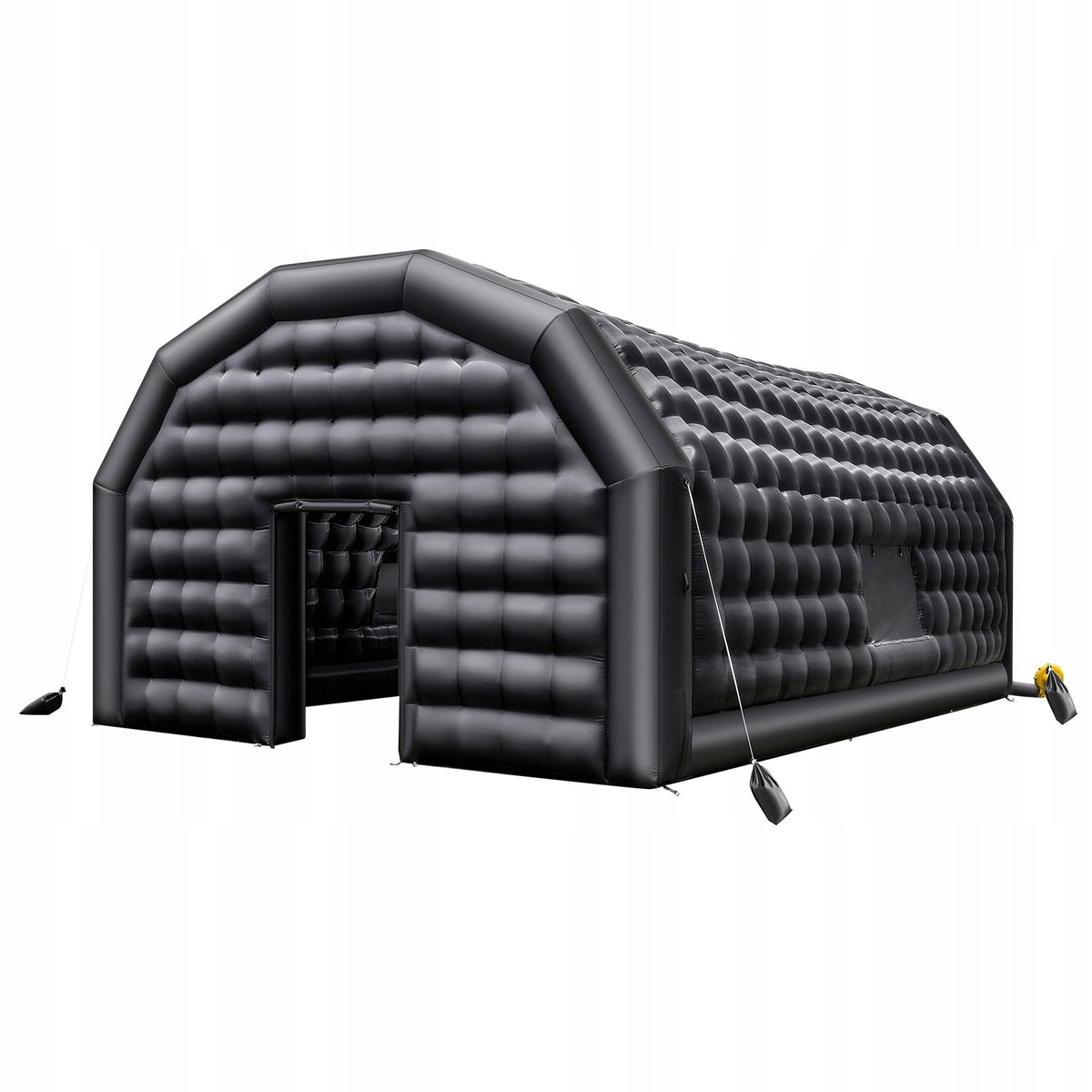 NADMUCHIWANY NAMIOT IMPREZOWY VEVOR 8X6X4M CZARNY Z DMUCHAWĄ 1100W PREMIUM