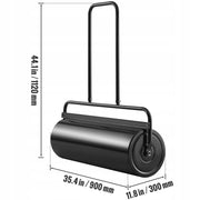 WAŁEK OGRODOWY VEVOR 990X300X1120 MM ŻELIWNY RĘCZNY MOCNY NAJLEPSZY