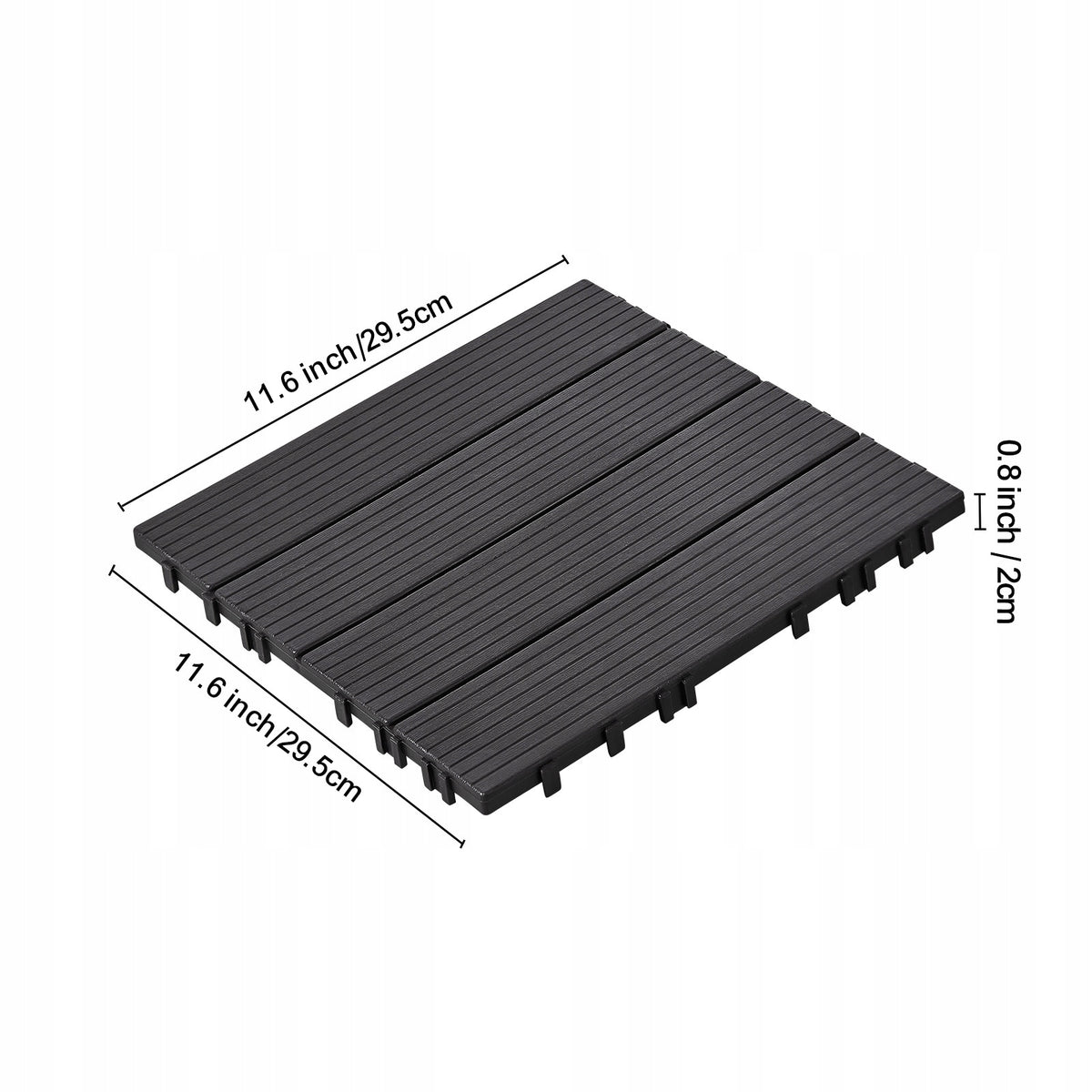 PŁYTKI TARASOWE VEVOR 54 ELEMENTY 295X295 MM MOCNE WODOODPORNE