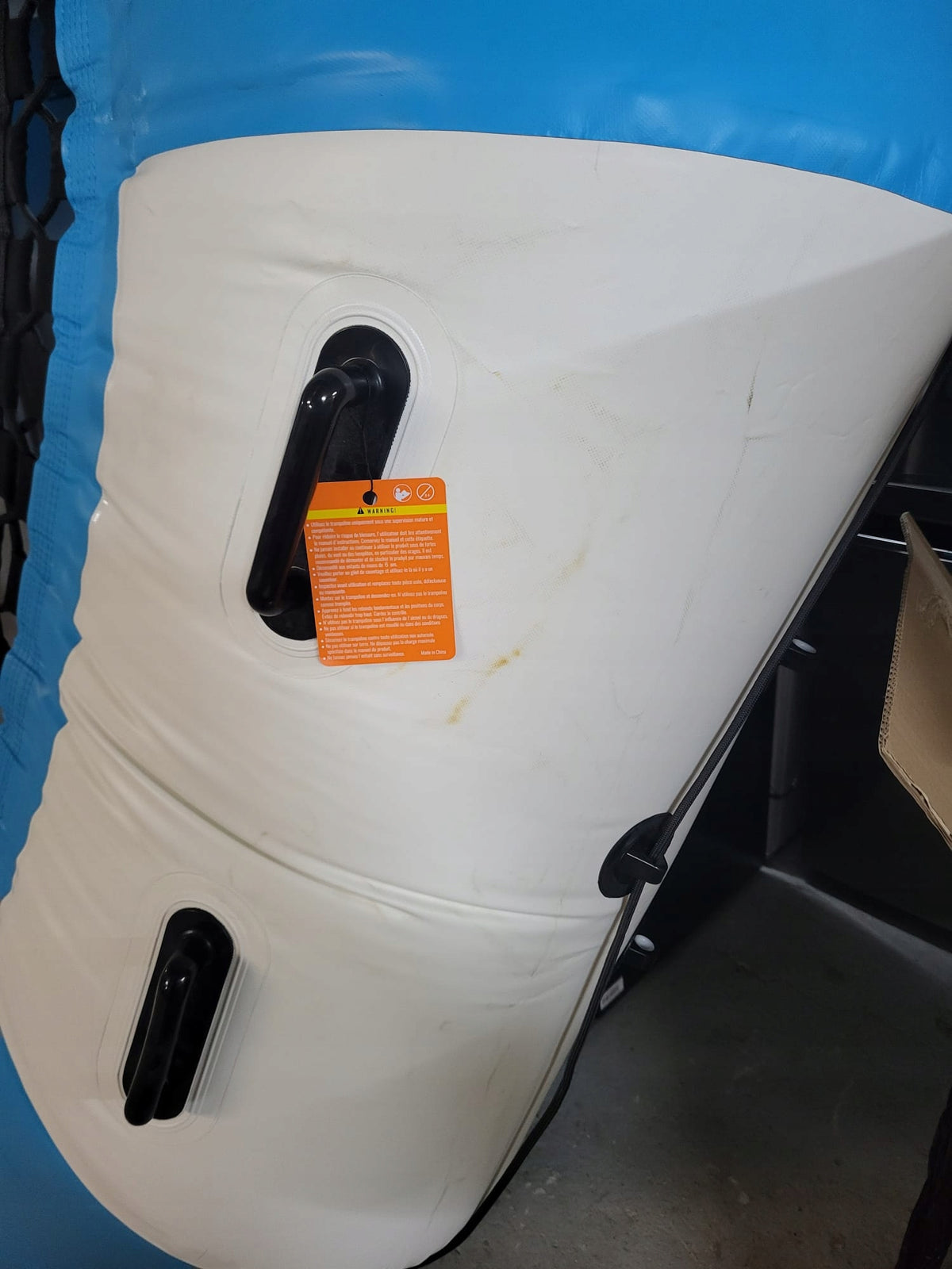 VEVOR NADMUCHIWANA TRAMPOLINA WODNA 10FT Z DRABINKĄ POMPA ELEKTRYCZNA
