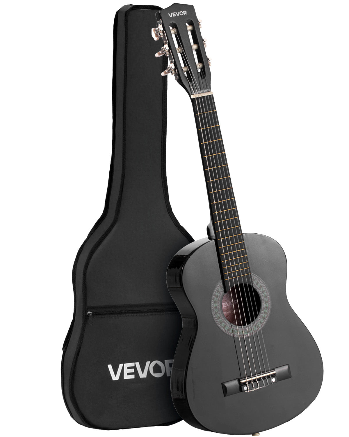 VEVOR GITARA KONCERTOWA 780 MM DREWNIANY ZESTAW STARTOWY NAJLEPSZY DO NAUKI