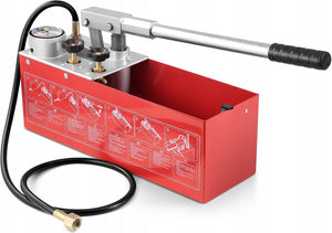 VEVOR POMPA DO PRÓB CIŚNIENIOWYCH HYDRAULICZNA RĘCZNA 25 BAR 10L ZBIORNIK