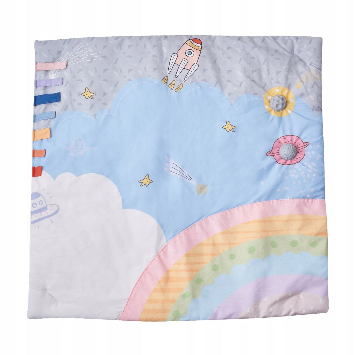 MATA DO ZABAWY VEVOR 89X89X48 CM Z 6 INTERAKTYWNYMI ZABAWKAMI PREMIUM