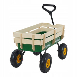 WÓZEK DZIECIĘCY VEVOR 102 CM SOLIDNY WÓZEK TRANSPORTOWY NA KOŁACH 10 CALI