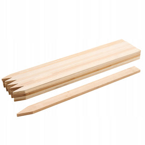 SŁUPKI DREWNIANE VEVOR 25 SZT 12 7X38 1X914 4 MM MOCNE PALIKI DREWNIANE
