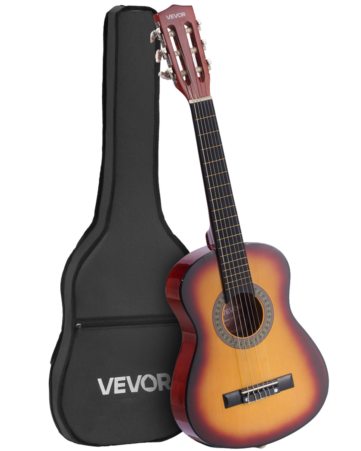 VEVOR GITARA KONCERTOWA 30 CALI 780MM DREWNIANY ZESTAW STARTOWY NAJLEPSZY