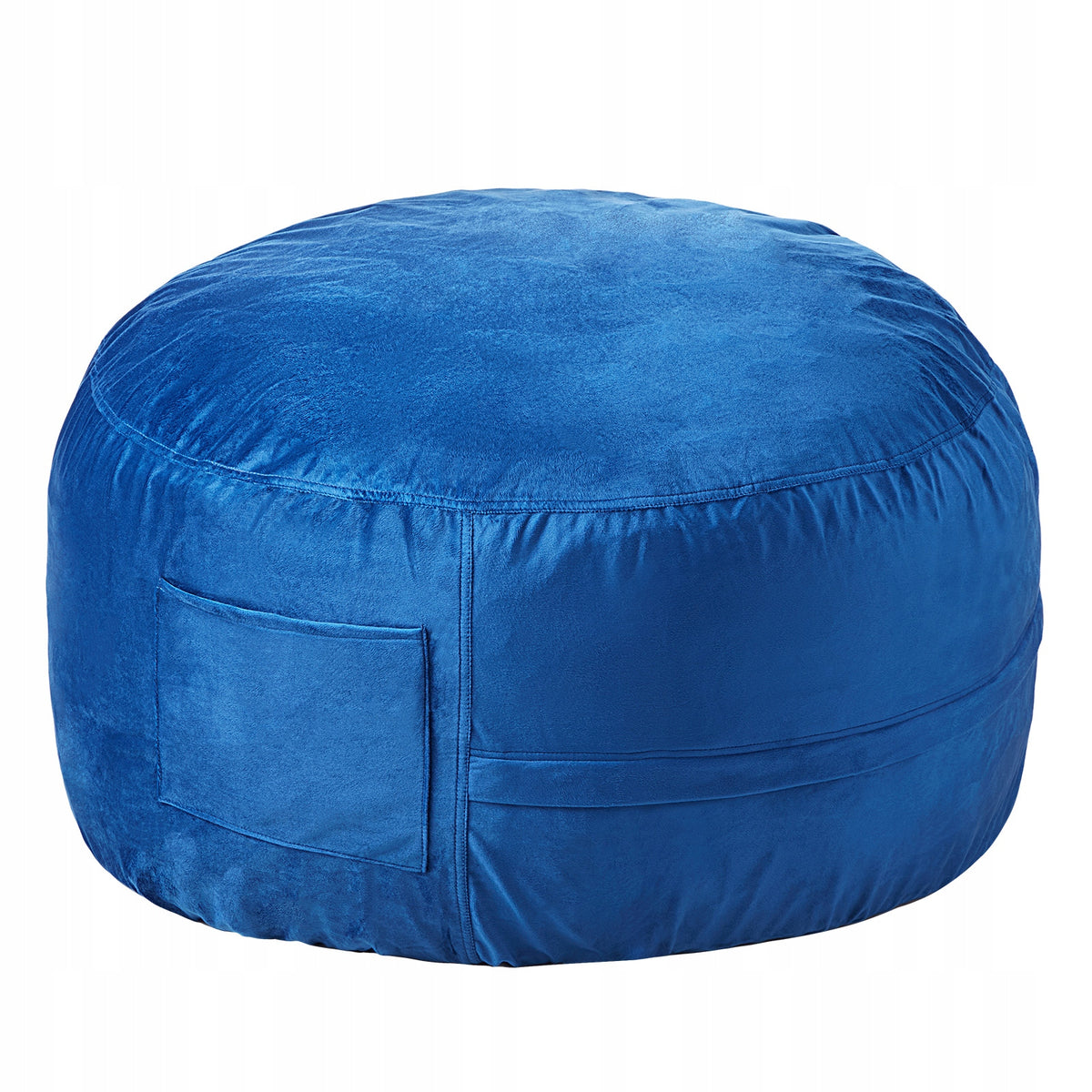 FOTEL GAMINGOWY VEVOR WOREK SAKO OKRĄGŁY 89X89X56 CM NIEBIESKI PREMIUM