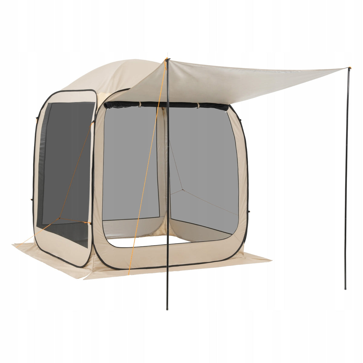 NAMIOT KEMPINGOWY VEVOR 182X182X219 CM ROZKŁADANY 4-6 OSÓB BEŻOWY PREMIUM