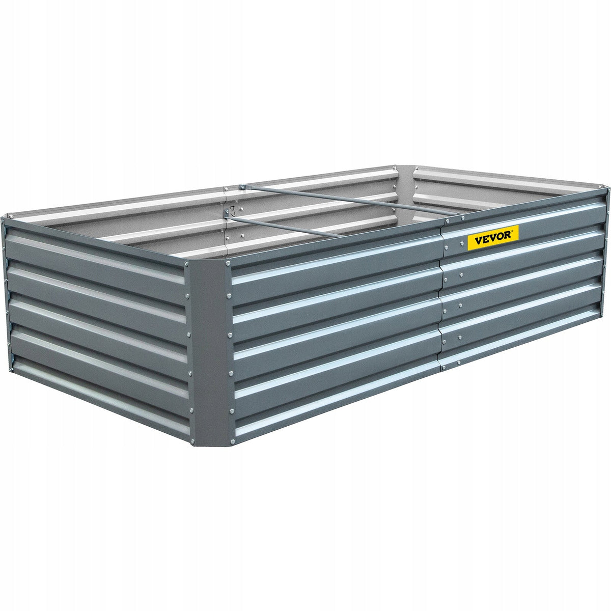 PODWYŻSZONA GRZĄDKA VEVOR 203X102X48 CM METALOWA DONICA OCYNKOWANA SOLIDNA