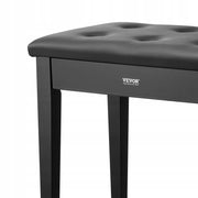 VEVOR STOŁEK DO FORTEPIANU Z SCHOWKIEM REGULOWANY ŁAWKA MOCNA 560X350X485MM