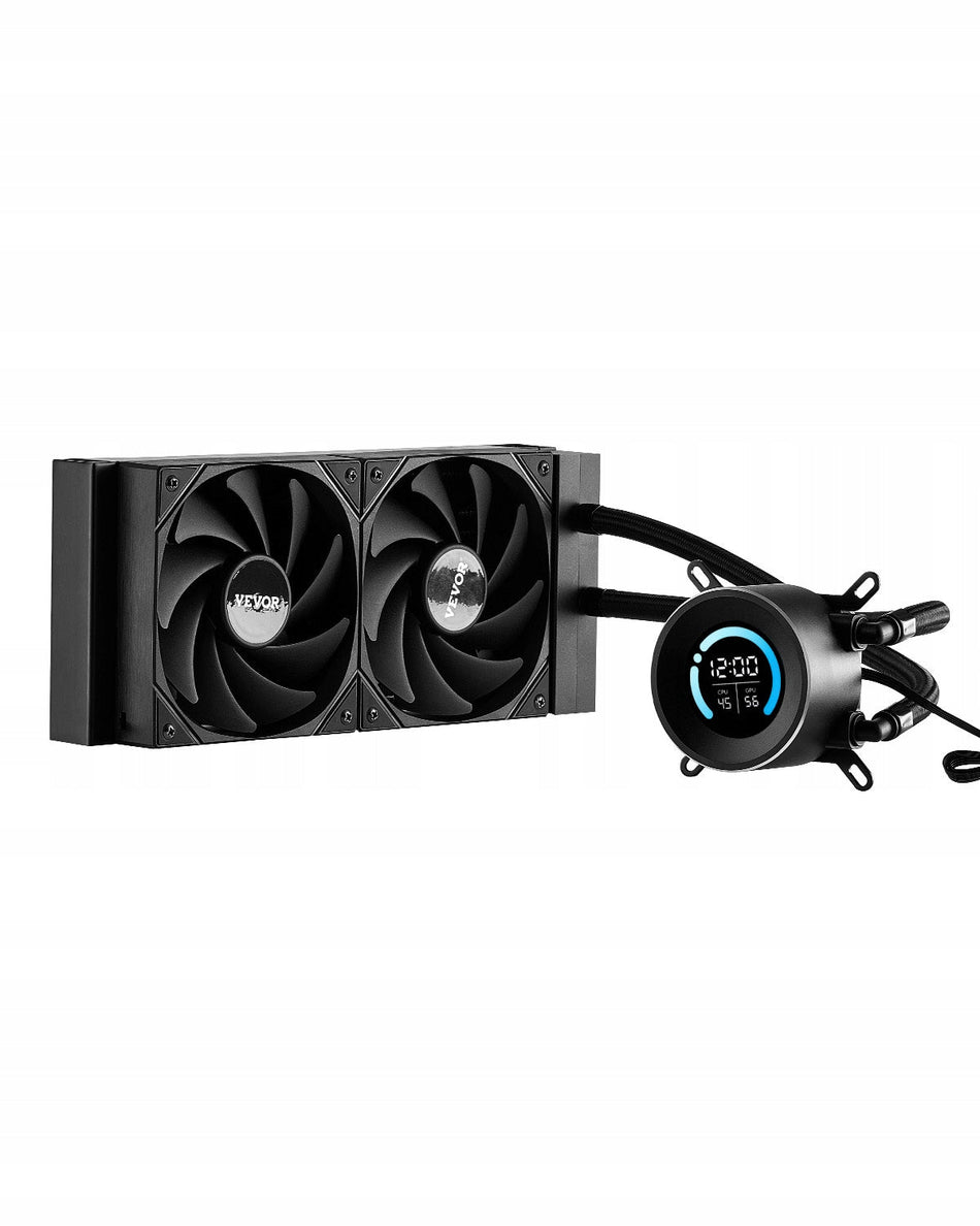 PROFESJONALNA CHŁODNICA WODNA VEVOR AIO 120MM PWM INTEL AMD WYŚWIETLACZ