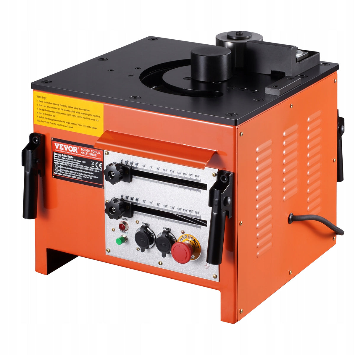 ELEKTRYCZNA GIĘTARKA DO PRĘTÓW ZBROJENIOWYCH VEVOR 1700W MOCNA DO STOŁU