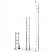 PROFESJONALNA DRABINA TELESKOPOWA VEVOR A FRAME ALUMINIOWA 6M 150KG