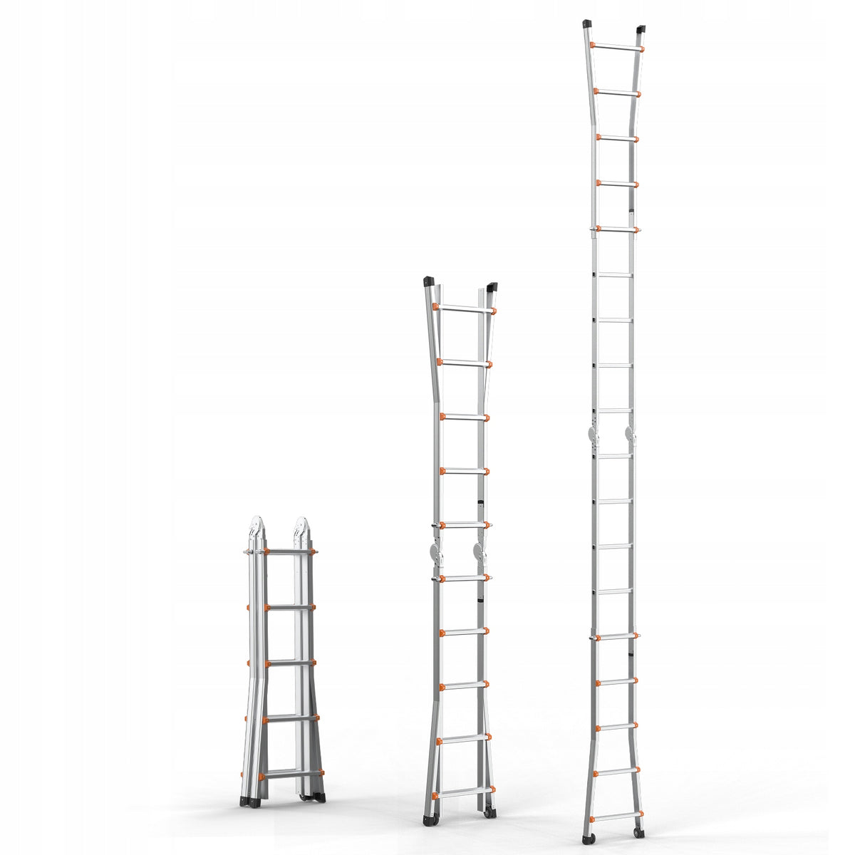 PROFESJONALNA DRABINA TELESKOPOWA VEVOR A FRAME ALUMINIOWA 6M 150KG